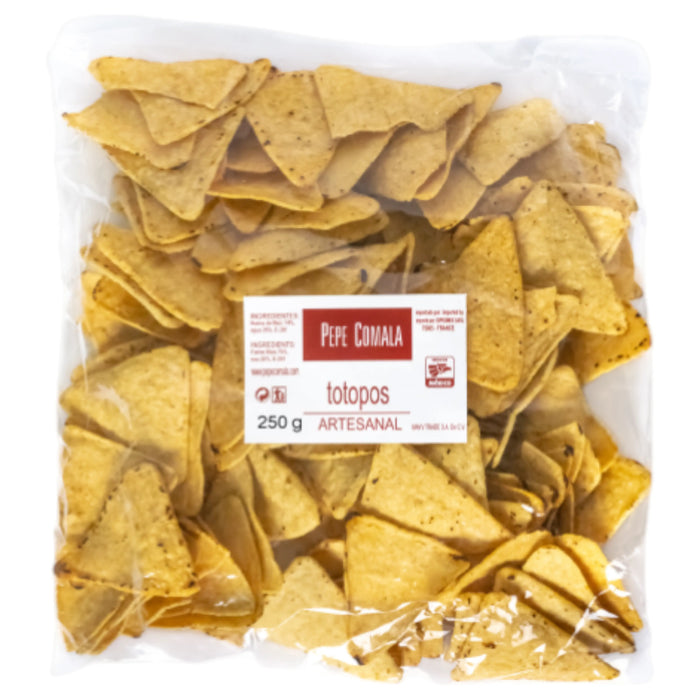 TOTOP PEPE COMALA 250 GR TOTOPOS MAIZ AMARILLO | 16 x 250g