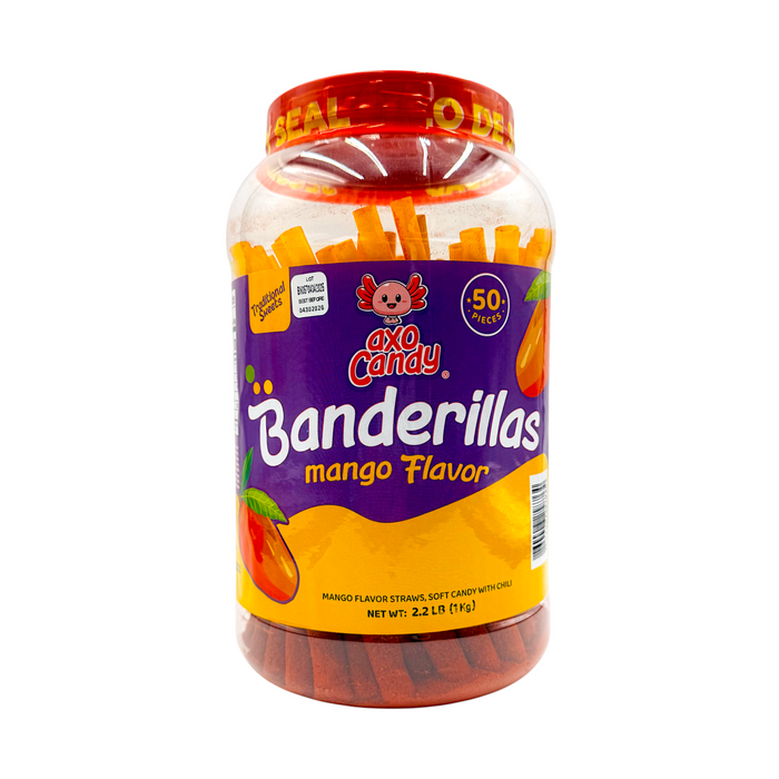CARAMELO AXOLOTL 50 x 20 GR BANDERILLA MANGO VITROLERO