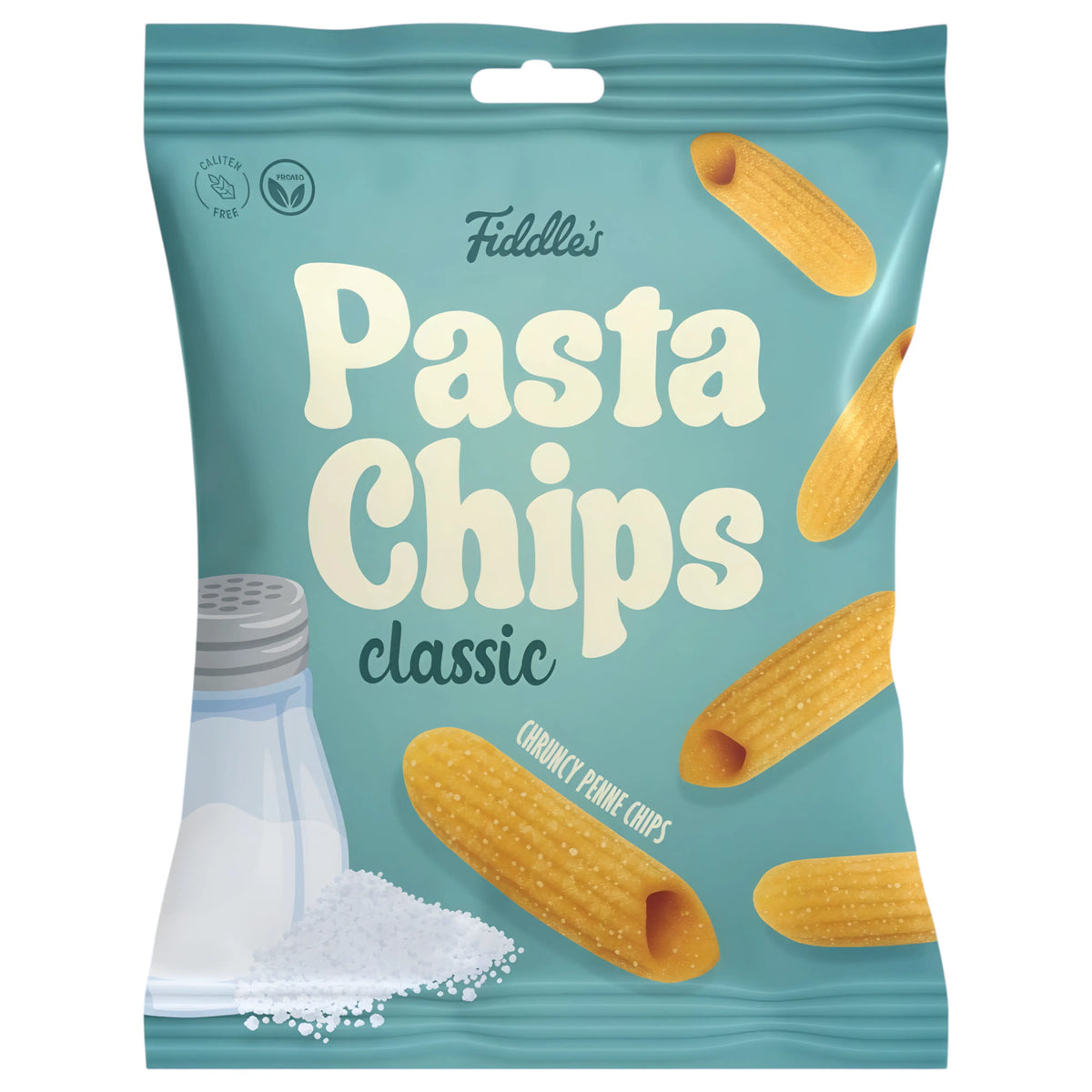 SNACK FIDDLES 80 GR PASTA CHIPS SALTED