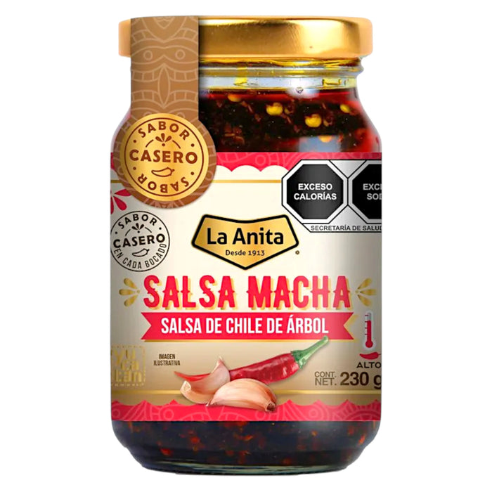 SALSA LA ANITA 230 GR MACHA CHILE DE ARBOL