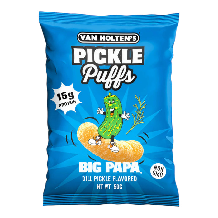 SNACK VAN HOLTENS 50 GR BIG PAPA PICKLE PUFFS | 14 x 50g