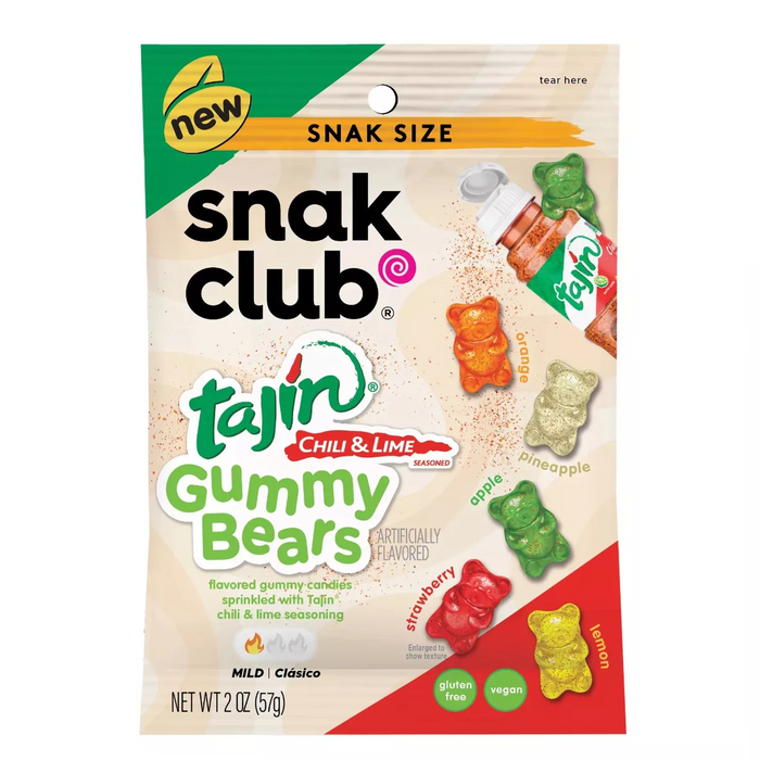 CANDY SNAK CLUB 57 GR TAJIN GUMMY BEARS