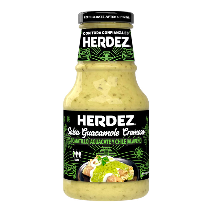 SALSA HERDEZ 240 GR SALSA GUACAMOLE CREMOSA GLAS (EU)