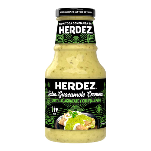 SALSA HERDEZ 240 GR SALSA GUACAMOLE CREMOSA GLAS (EU)