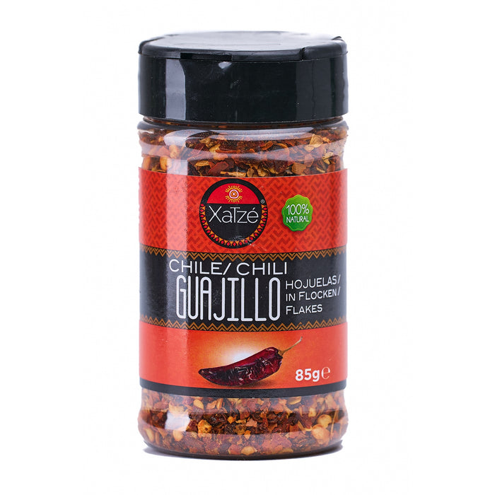 CHILE XATZE 85 GR CHILE GUAJILLO HOJUELAS
