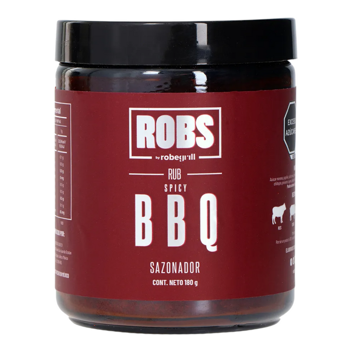 SAZON ROBS 190 GR RUB SPICY BBQ BY ROBEGRILL