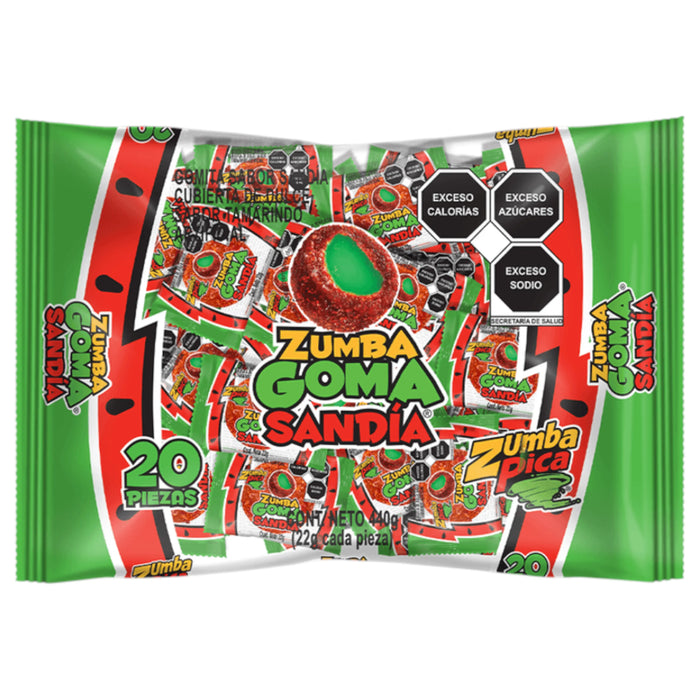 CANDY ZUMBA PICA 20 x 22 GR GOMA SANDIA