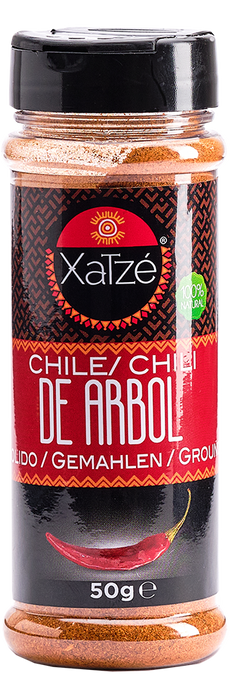 CPOWD XATZE 50 GR CHILE ARBOL MOLIDO