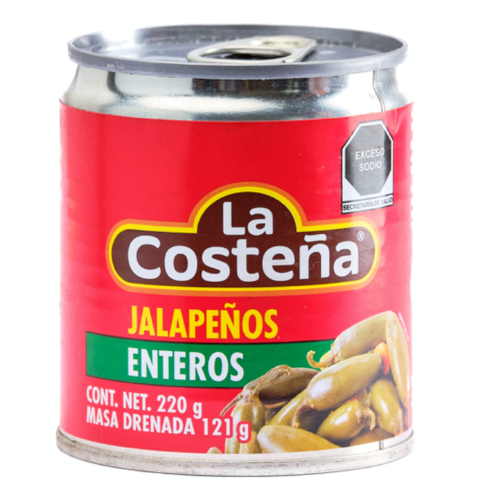 CHILE COSTENA 220 GR JALAPENOS ENTEROS