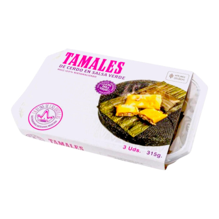 PDISH LA REINA 315 GR TAMALES CERDO UND SALSA VERDE