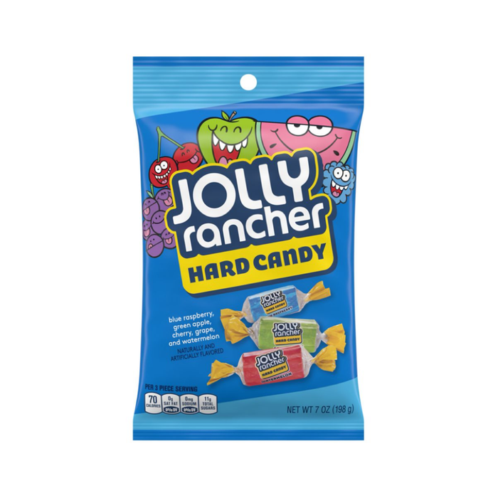 CARAMELOS JOLLY RANCHER 198 GR CARAMELOS DUROS ORIGINALES (12 UN)