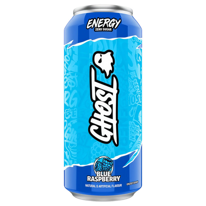 BEVER GHOST ENERGY 500 ML BLUE RASPBERRY | 12 x 500ml