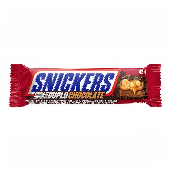 CANDY SNICKERS 20 x 42 GR DOUBLE CHOCOLATE (BRAZIL)