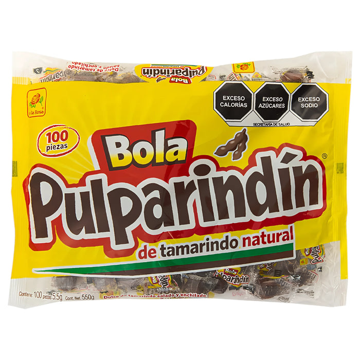 CANDY DE LA ROSA 100 x 5.5 GR BOLA PULPARINDIN | 15 x 100 x 5.5g