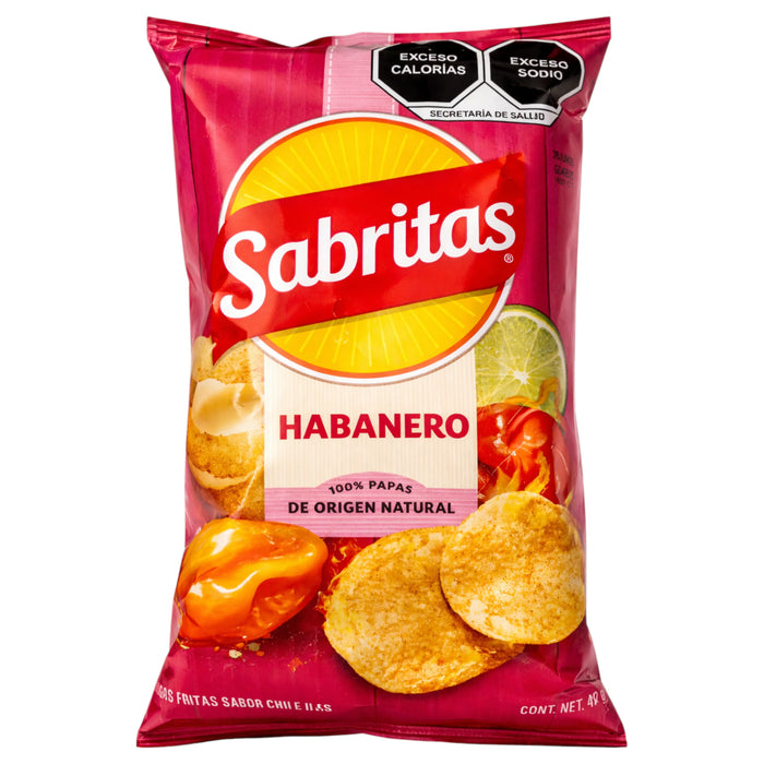 SNACK SABRITAS 42 GR HABANERO | 50 x 42g