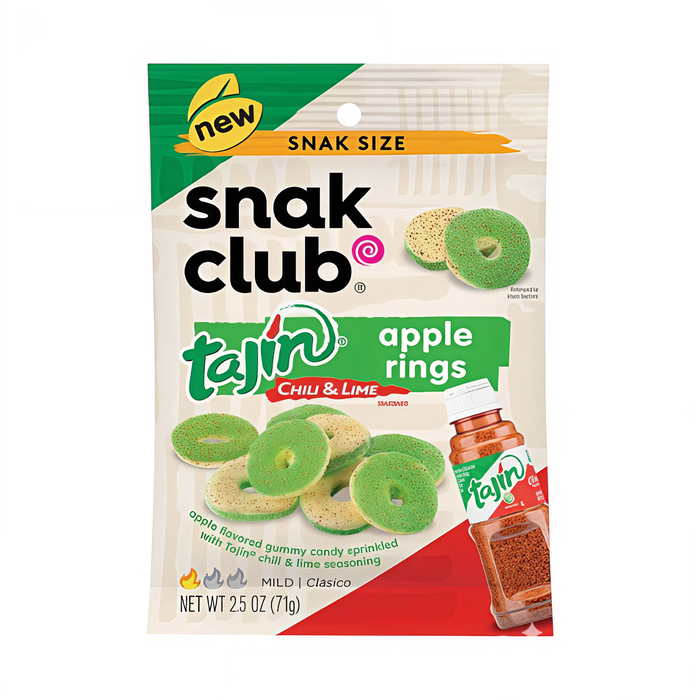 CANDY SNAK CLUB 71 GR TAJIN APPLE RINGS