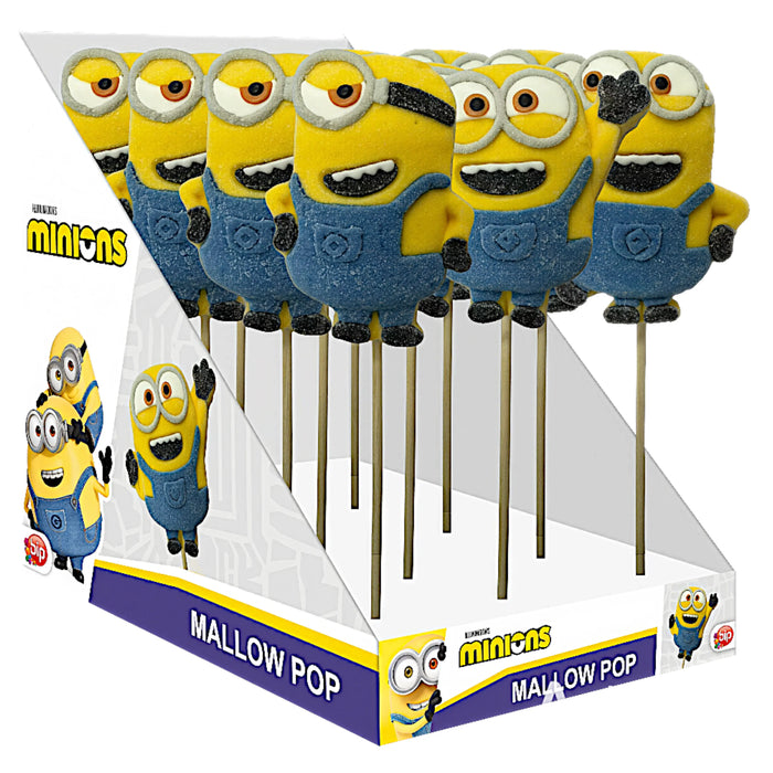 CANDY BIP 18 x 45 GR MALLOW POP MINIONS