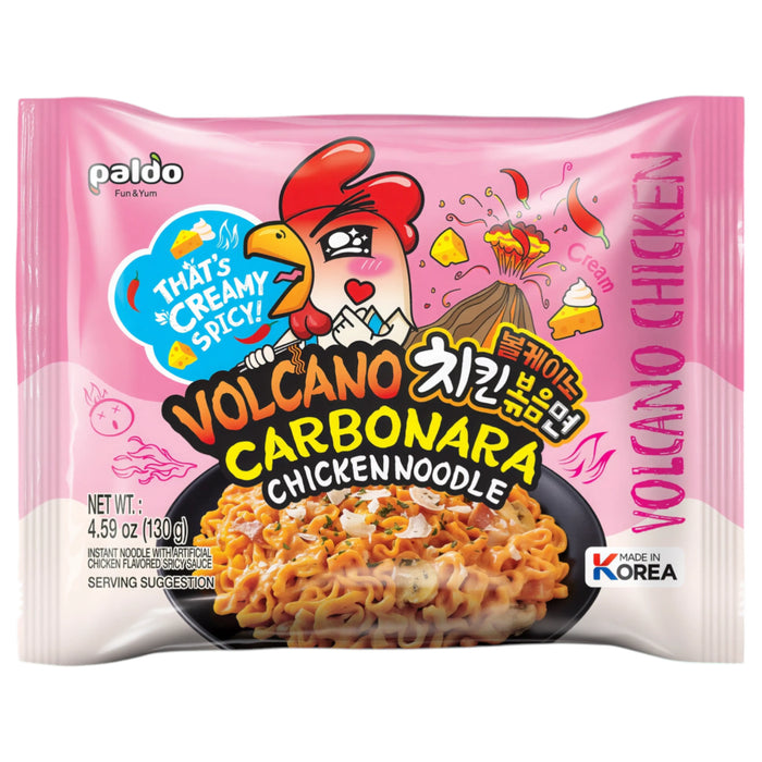 PDISH PALDO 4 x 130 GR VOLCANO CARBONARA NOODLES ASIAN
