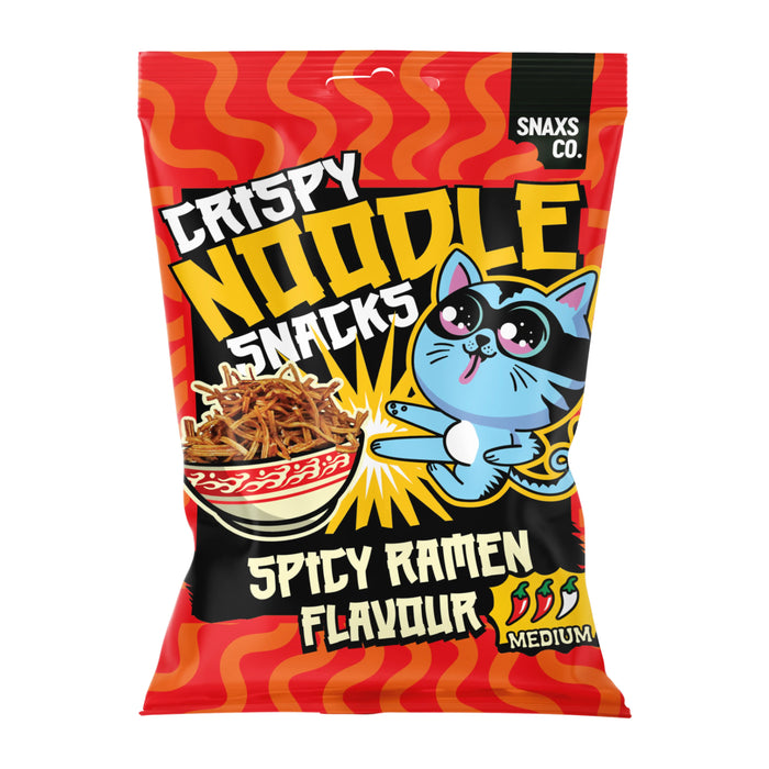SNACK SNAXS CO 60 GR CRISPY NOODLE SNACKS SPICY RAMEN | 24 x 60g