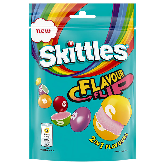 CANDY SKITTLES 136 GR FLAVOUR FLIP PLAIN