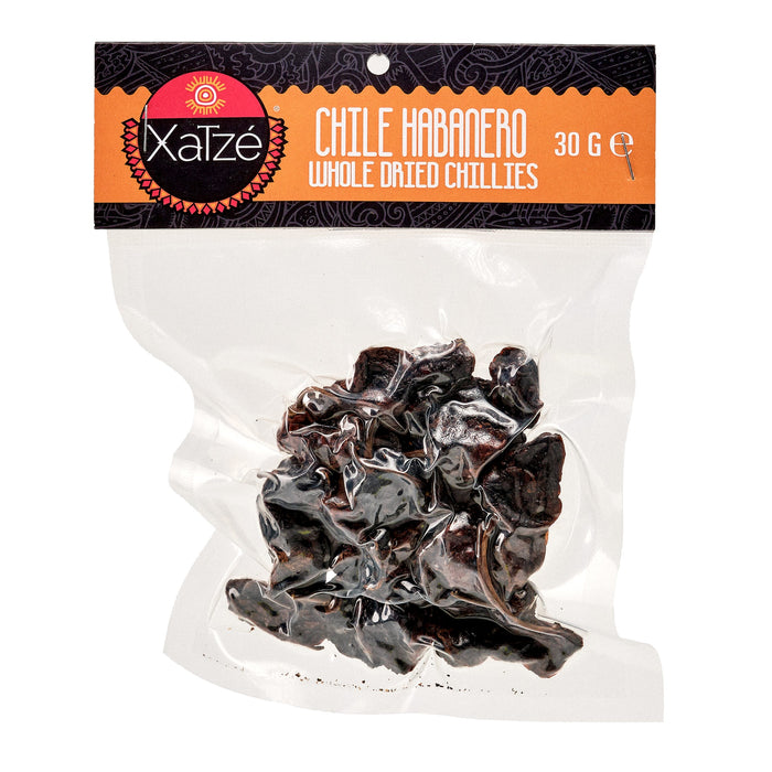 CHILE XATZE 30 GR SECO RETAIL HABANERO VACIO (12 UN)