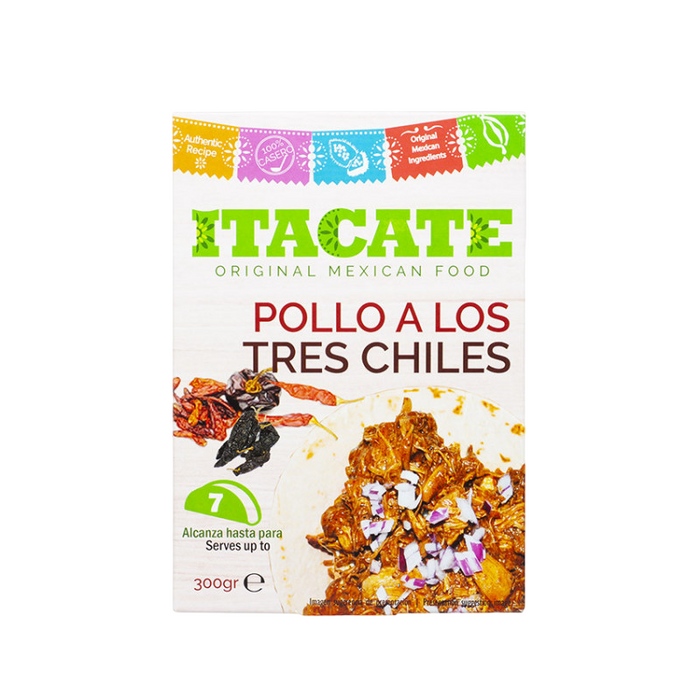 PDISH ITACATE 300 GR POLLO A LOS TRES CHILES | 7 x 300g