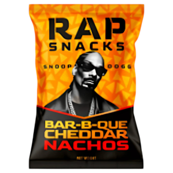 SNACK RAP SNACKS 100 GR SNOOP DOGG BAR-B-QUE CHEDDAR NACHOS | 12 x 100g