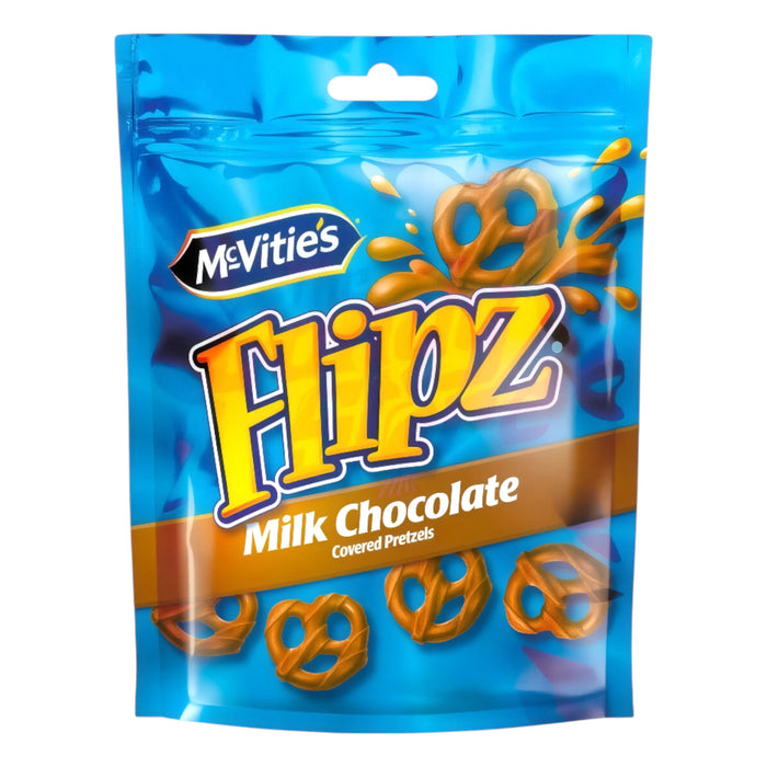 SNACK FLIPZ 90 GR MILK CHOCOLATE