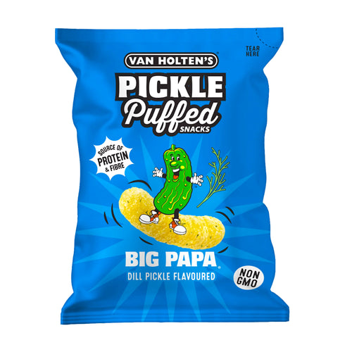 SNACK VAN HOLTENS 90 GR BIG PAPA PICKLE PUFFS