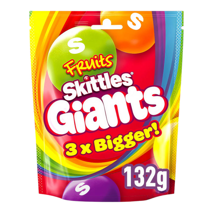 CANDY SKITTLES 132 GR FRUIT GIANTS