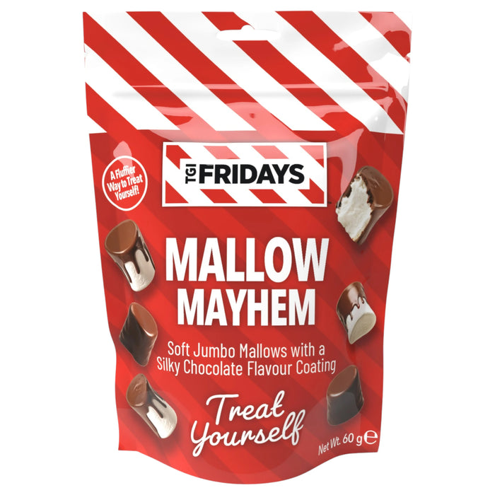 CANDY TGIF 60 GR CHOCOLATE COVERED MARSHMALLOW | 12 x 60g