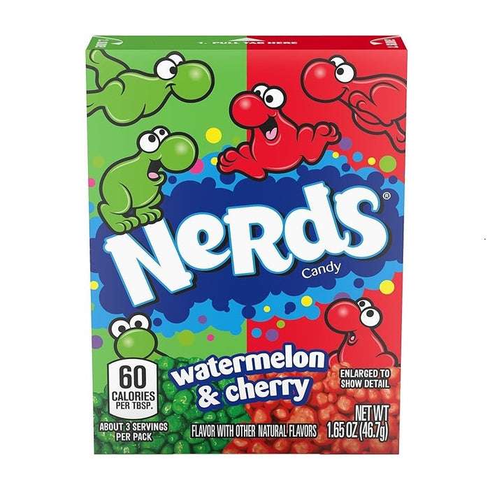 CANDY NERDS 36 x 46.7 GR WATERMELON CHERRY