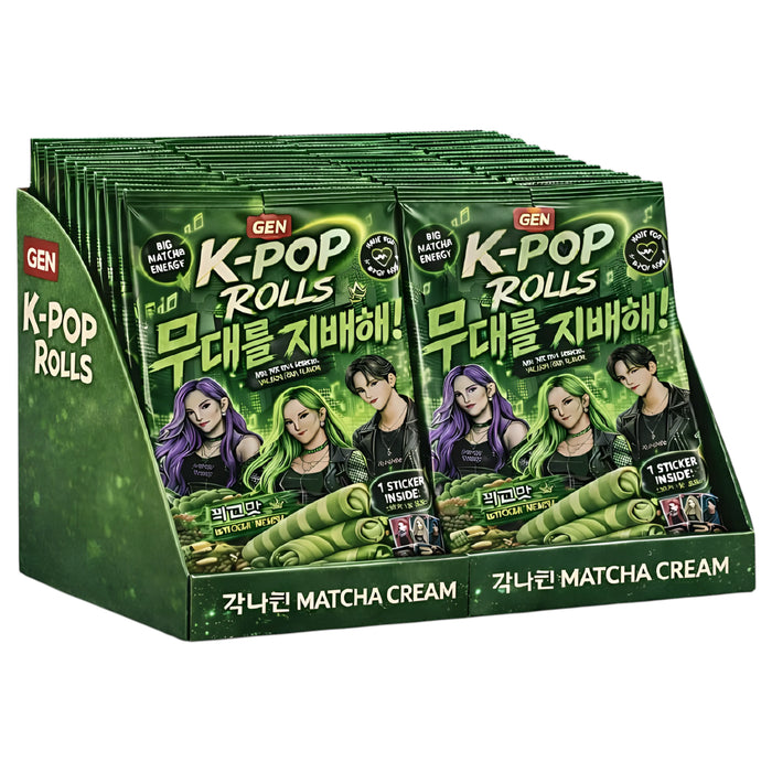SNACK K POP ROLLS 120 GR MATCHA