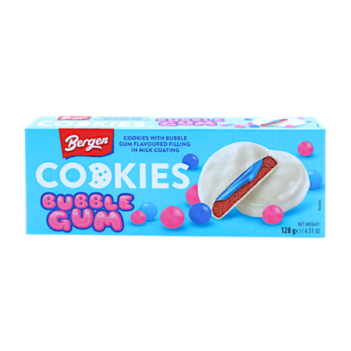 COOKI BERGEN 128 GR COOKIES BUBBLE GUM