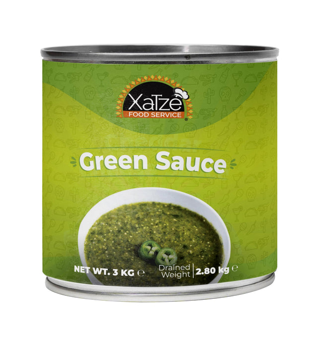 SALSA XATZE 2.8 KG FS MEXICAN GREEN SALSA