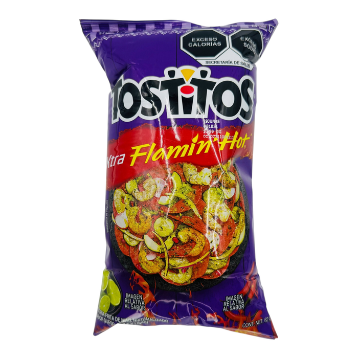 TOSTITOS SNACK 62 GR FLAMIN HOT