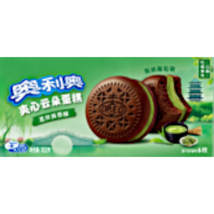 COOKI OREO 132 GR FILLED CAKE MATCHA ASIAN | 18 x 132g