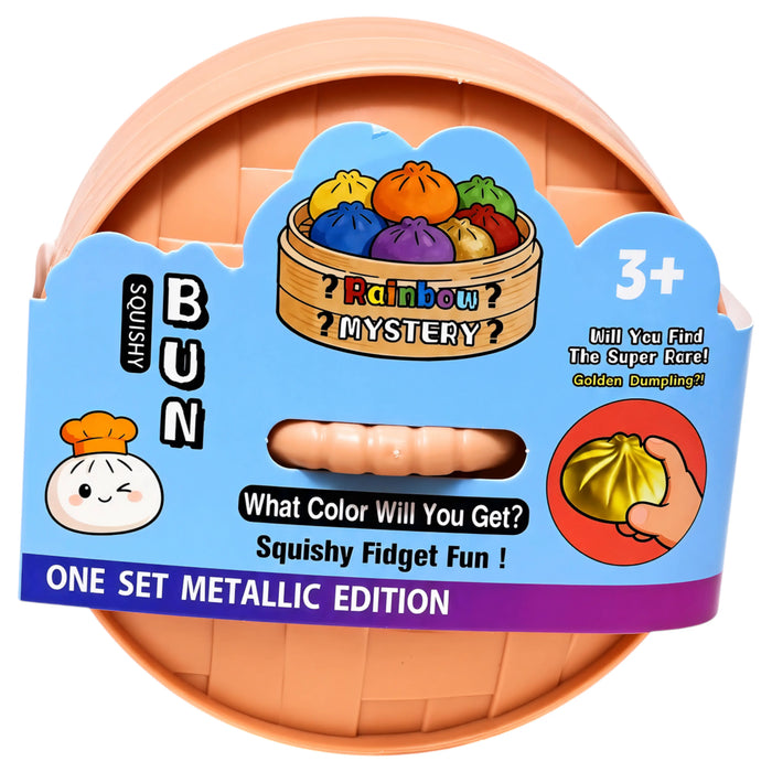 PLAYS SQUISHY BUN 12 UN DUMPLING METALIC EDITION