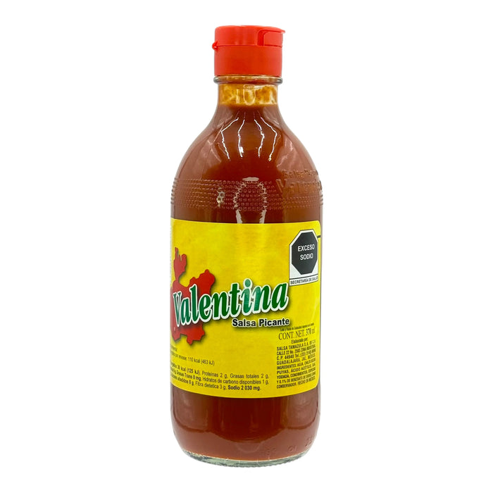 SALPIC VALENTINA 370 ML AMARILLA GLASS (24 UN)