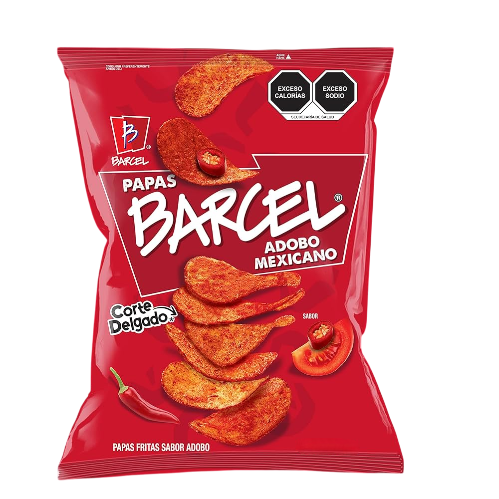 SNACK BARCEL 45 GR PAPAS ADOBO MEXICANO